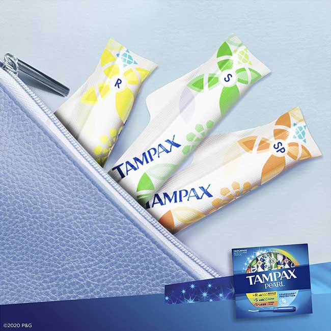 Băng vệ sinh Tampons Tampax Pearl Regular, Super, Super Plus