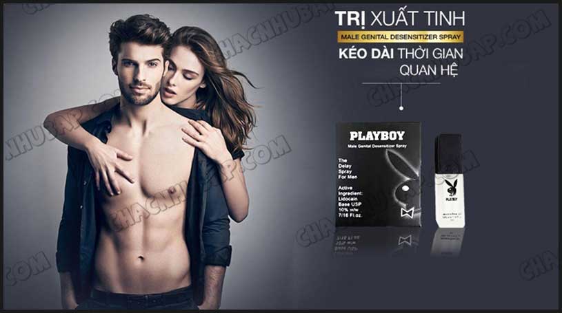 Chai xịt chống xuất tinh sớm Playboy
