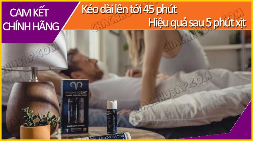 Chai xịt kéo dài quan hệ Promescent
