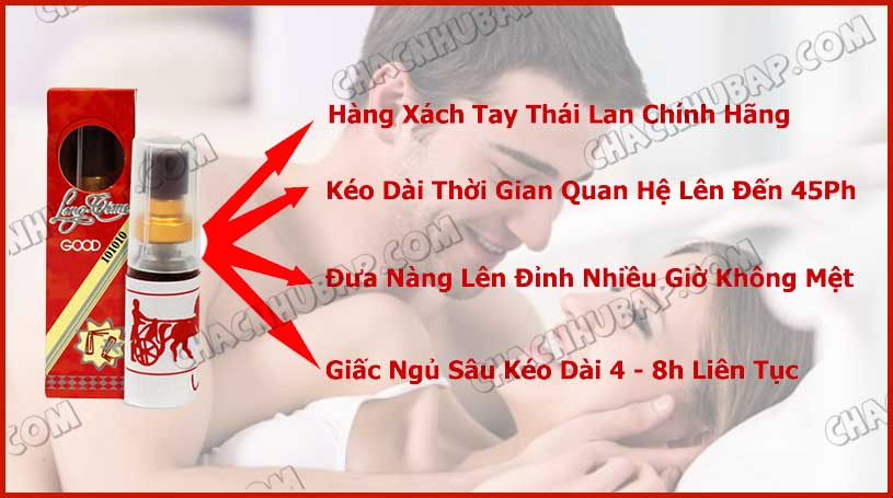 Chai xịt Longtime Nóng